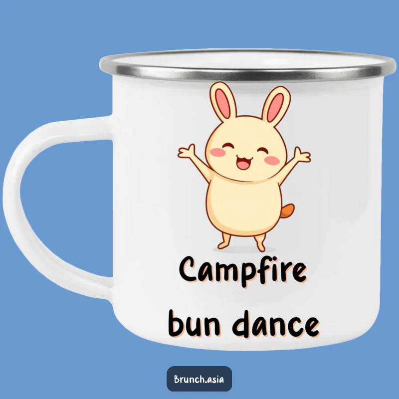 Funny Bao Bun Jigging Camping Mug - Fuel Your Adventures with Fun!