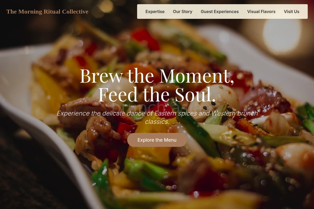 Brunching Asian Fusion Food