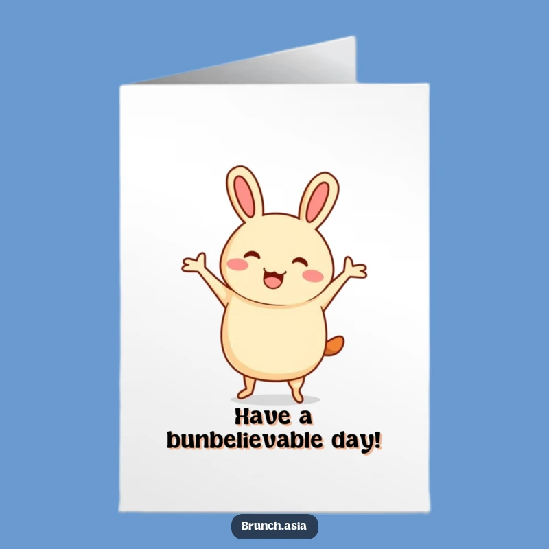 Free Printable Birthday Card: Bao Bun Jig - Hilarious Downloadable Celebration